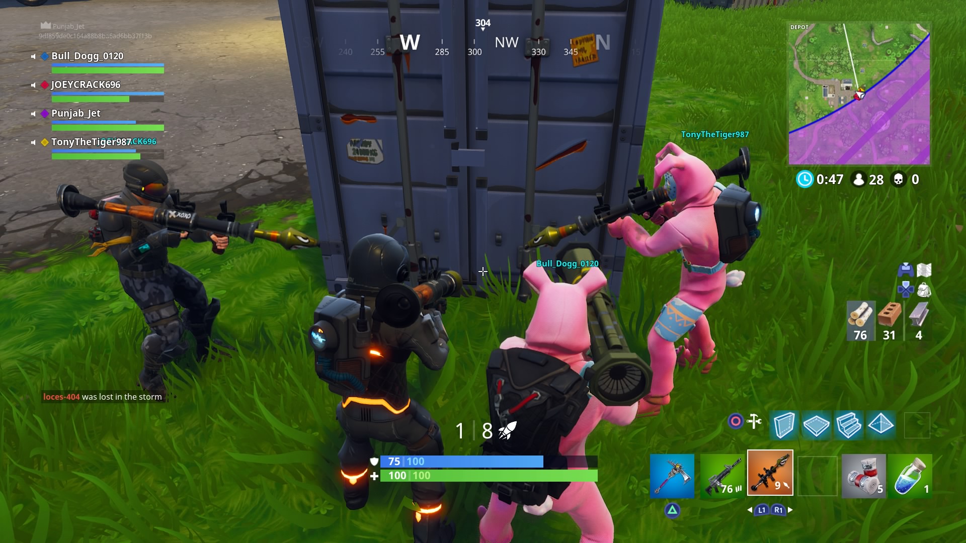 Fortnite Rocket Launcher Widescreen Desktop Background - Pc Game - HD Wallpaper 