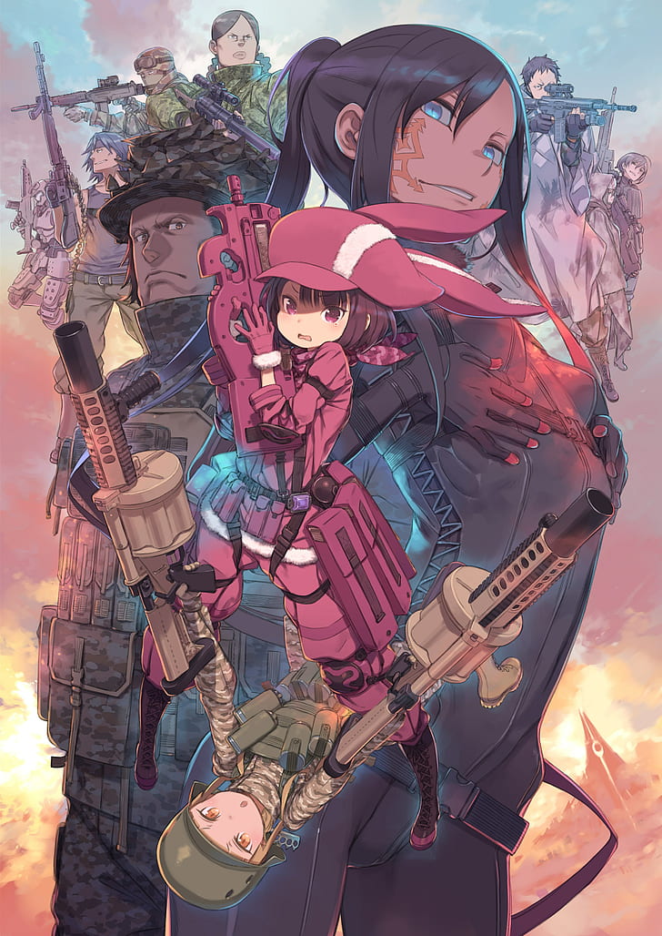 Gun Gale Online, Sword Art Online, Weapon, Hd Wallpaper - Sword Art Online Alternative Gun Gale Online - HD Wallpaper 