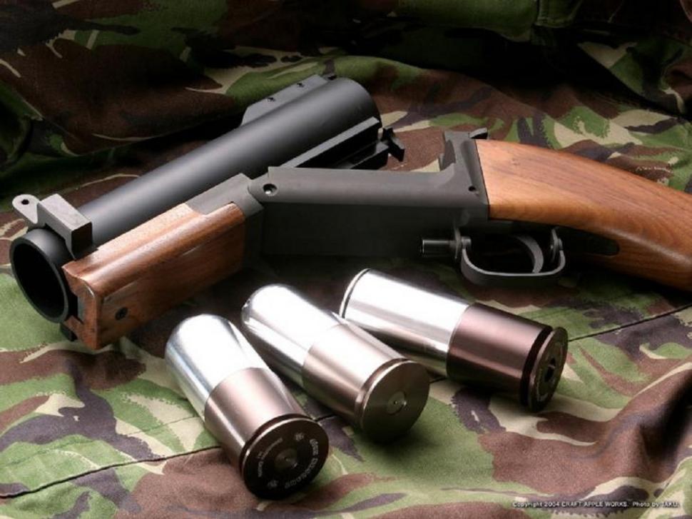 Gun Firearm Hd Wallpaper,abstract Wallpaper,gun Wallpaper,firearm - M79 Grenade Launcher Cut Down - HD Wallpaper 