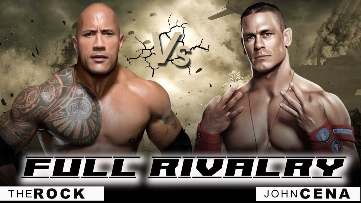 The John Cena Vs The Rock Full Rivalry - John Cena And The Rock 2019 - HD Wallpaper 