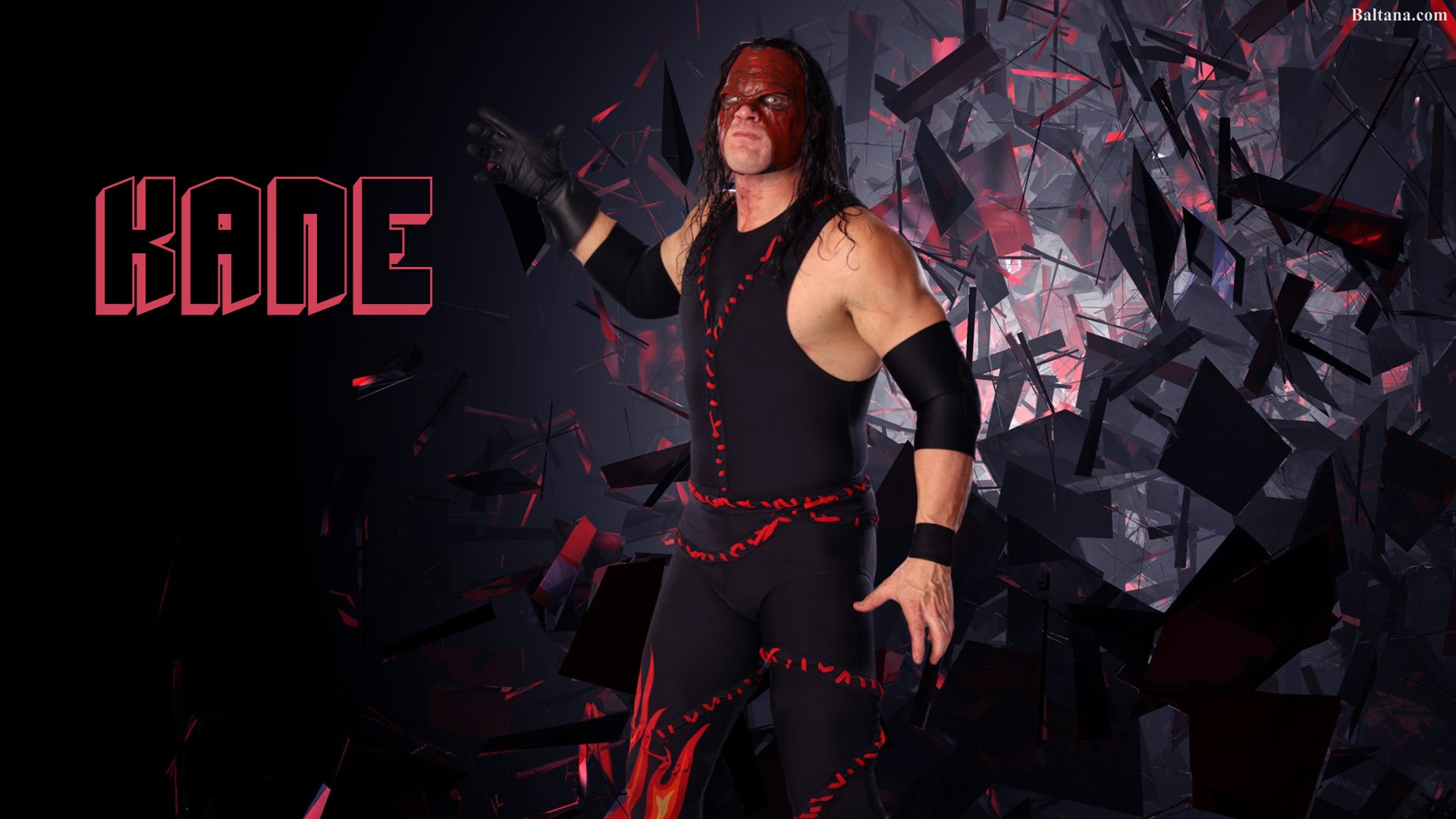 Kane Hd Desktop Wallpaper - Red Black - HD Wallpaper 