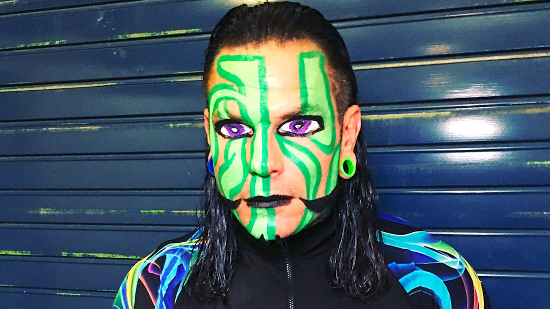 Jeff Hardy Background Wallpaper - Jeff Hardy With Face Paint - HD Wallpaper 