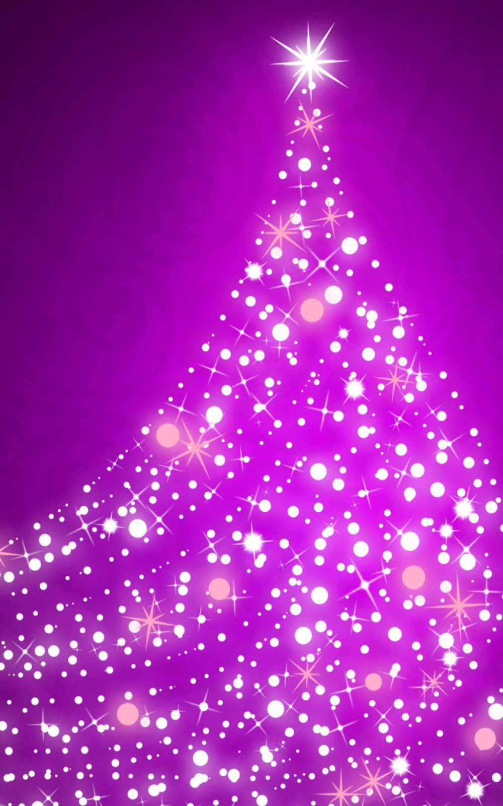 Christmas Tree Lights Purple Background Hd Mobile Wallpaper - Purple Christmas Wallpaper Desktop - HD Wallpaper 