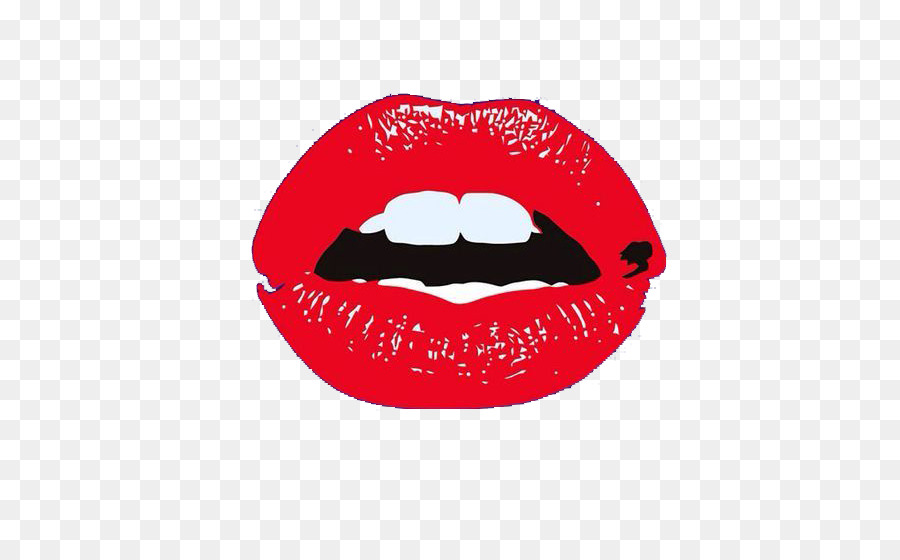 Red Lips Wallpaper - Cartoon Lip Gloss - 900x560 Wallpaper - teahub.io