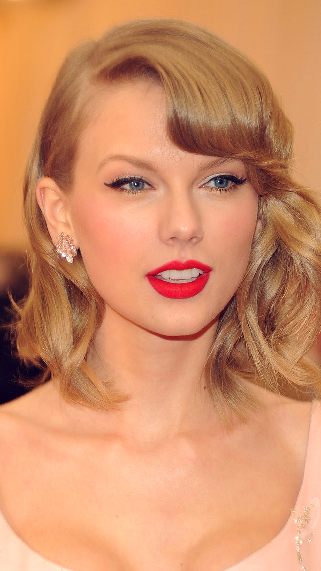 Taylor Swift Red Lips - HD Wallpaper 