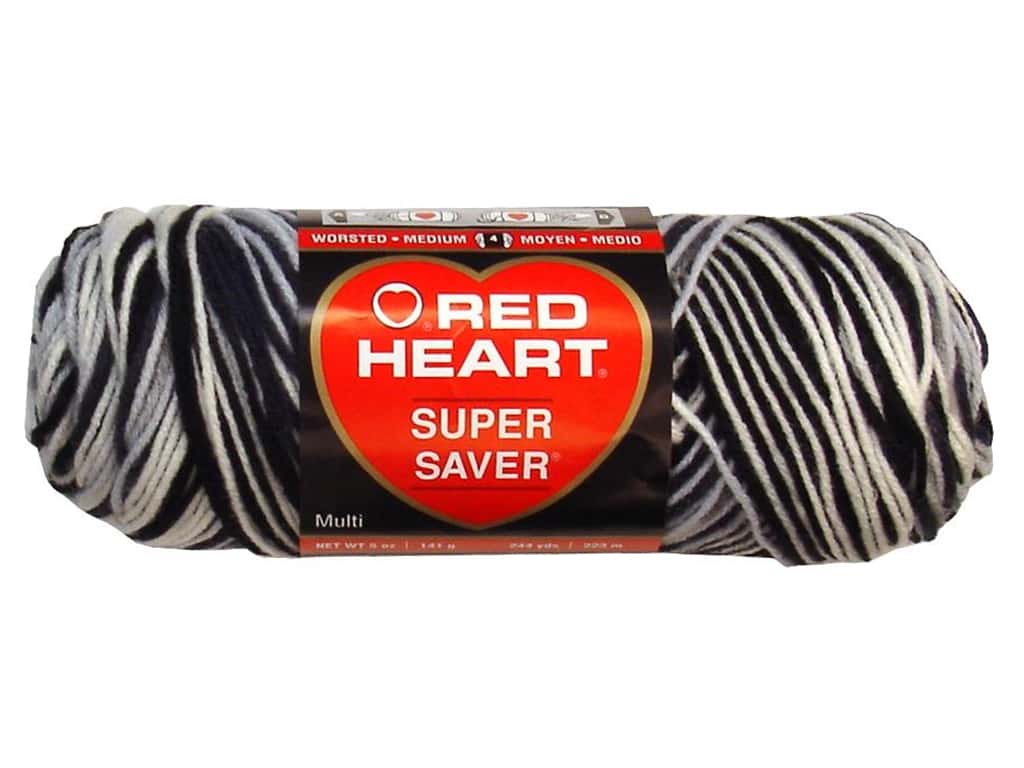 Red Heart Super Saver Yarn 236 Yd - Red Heart Super Saver Zebra - HD Wallpaper 