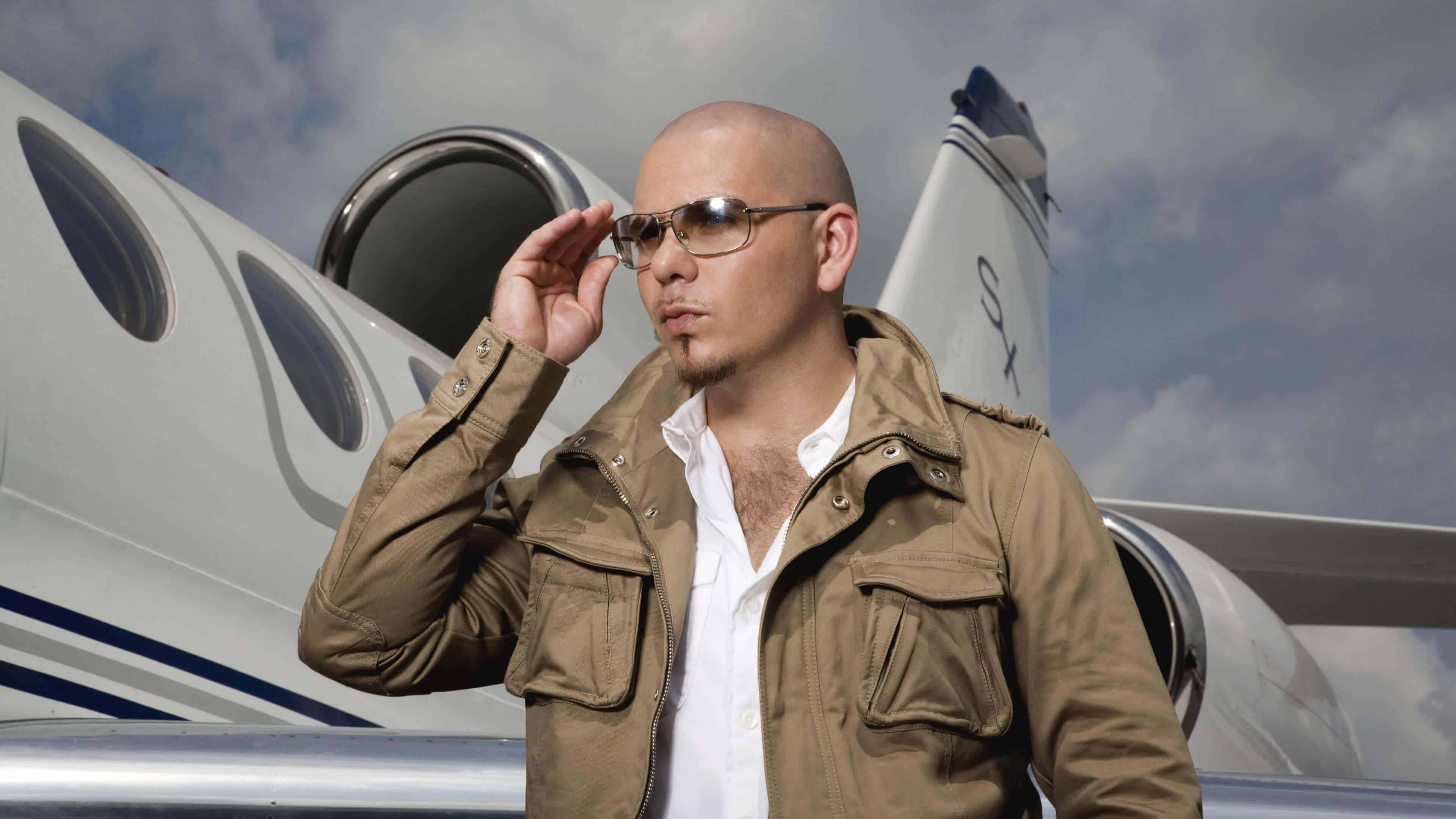 Pitbull Musician With Private Jet Uhd 4k Wallpaper - Armando Christian Pérez Cuba - HD Wallpaper 