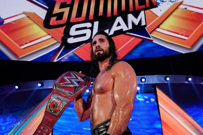 Wwe Summerslam Seth Rollins Universal Championship - Seth Rollins Universal Champion Summerslam - HD Wallpaper 