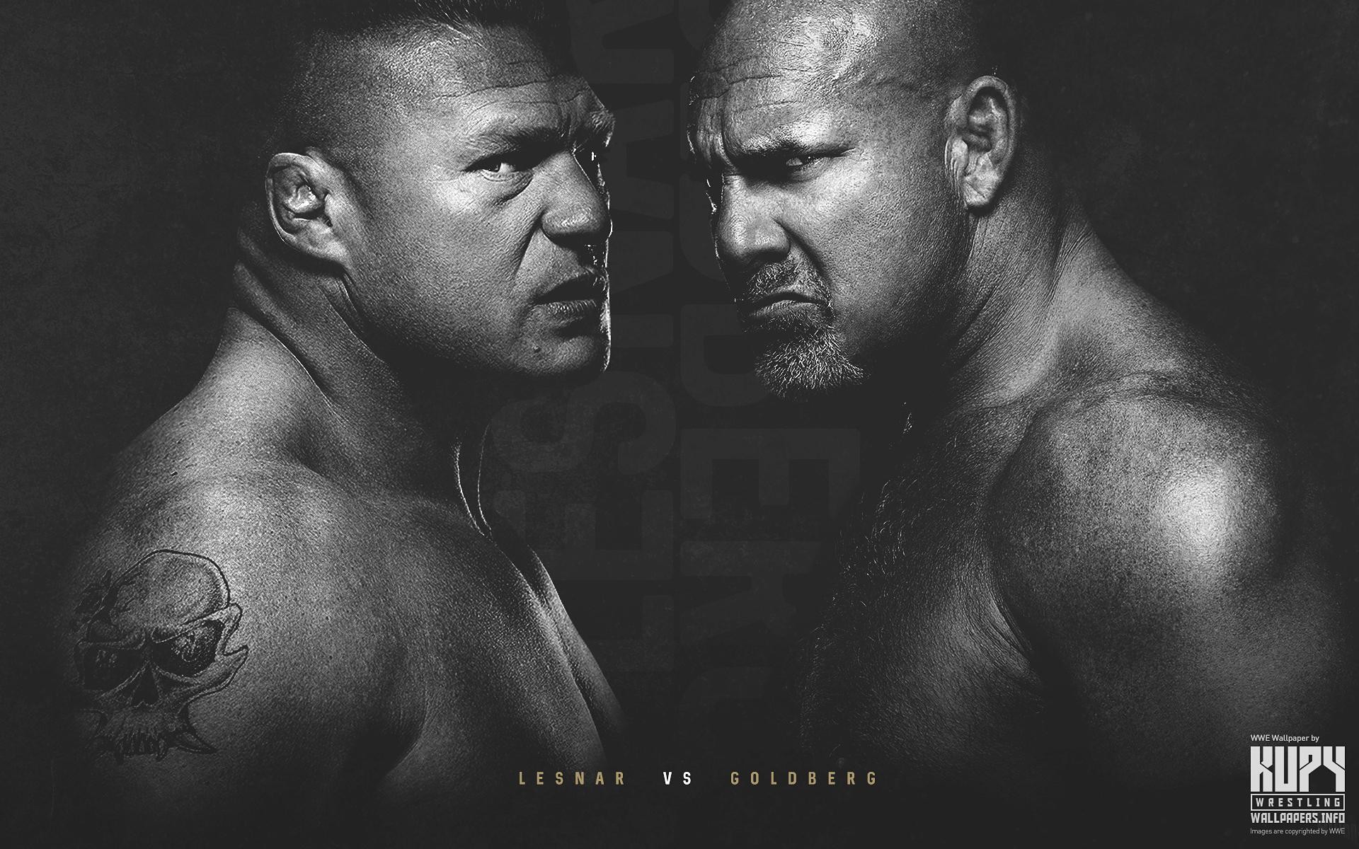 1920x1200, Wwe Goldberg Wallpapers - Brock Lesnar Vs Jinder Mahal Survivor Series - HD Wallpaper 