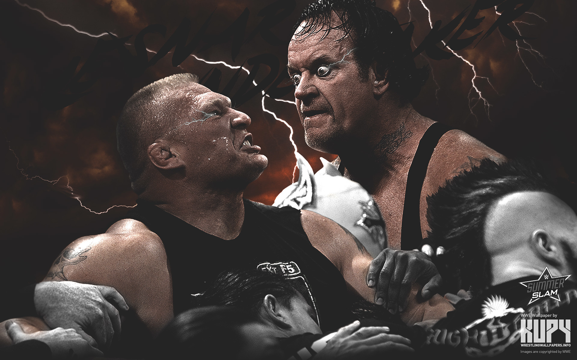 Brock Lesnar Summerslam Wallpaper 1920ã1200 - Undertaker World Heavyweight Champion - HD Wallpaper 