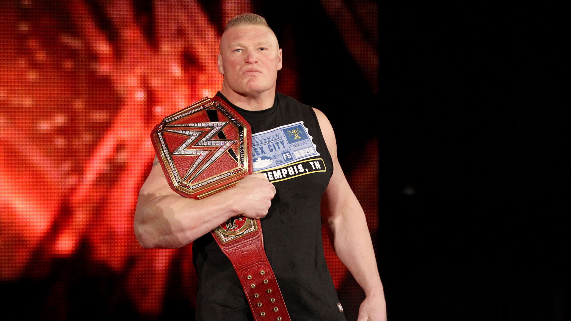 Brock Lesnar Finally Emerges - 2019 Royal Rumble Lesnar Vs Balor - HD Wallpaper 