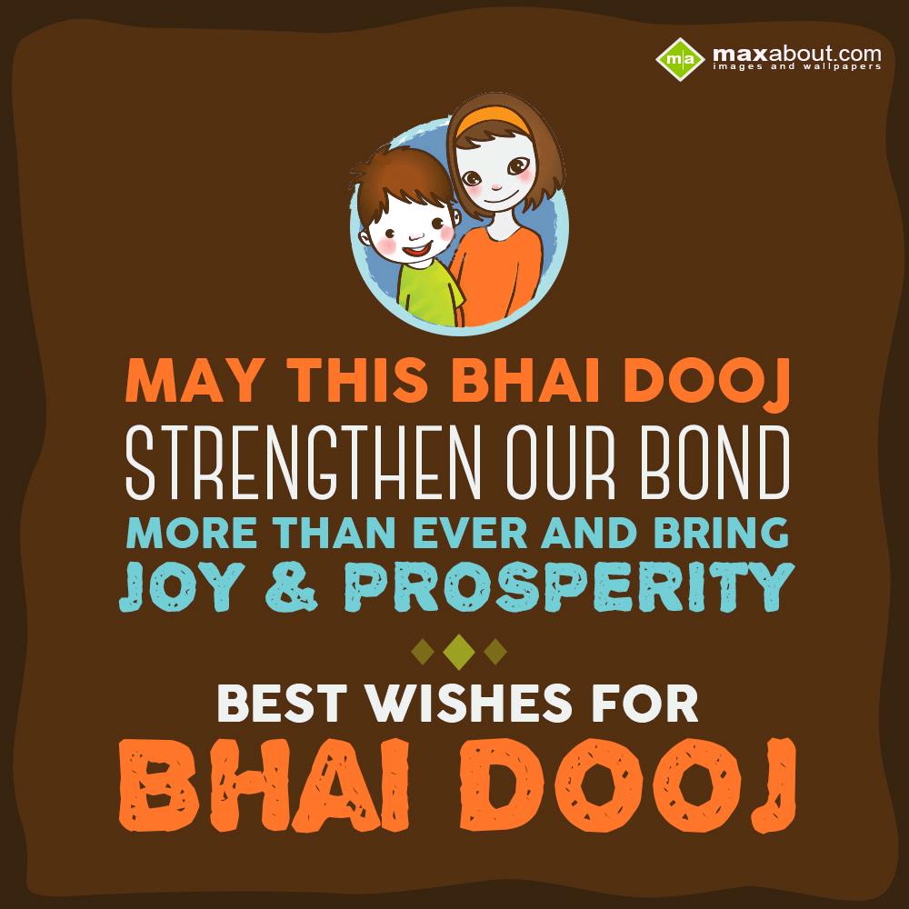 Best Wishes For Bhai Dooj - Poster - HD Wallpaper 