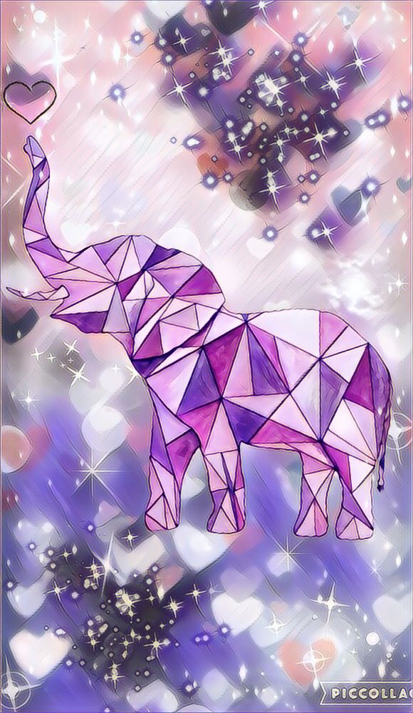 Purple Cute Elephant Background - 580x1000 Wallpaper - teahub.io
