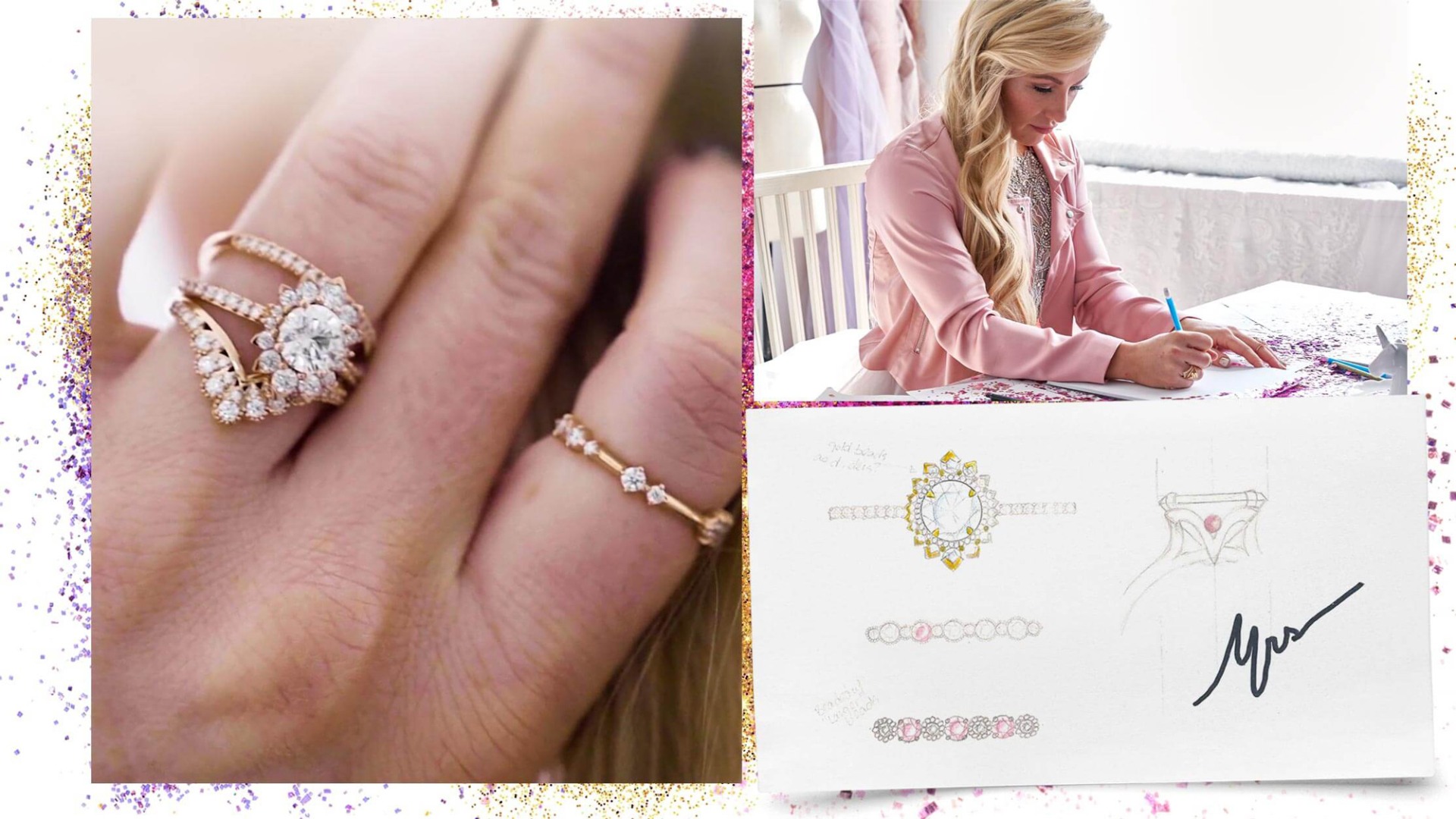 Hayley Paige For Hearts On Fire Rings - Hayley Paige Hearts On Fire - HD Wallpaper 