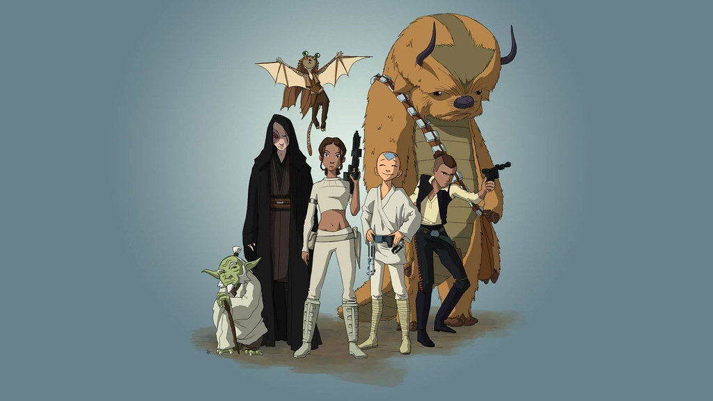 Avatar The Last Airbender Star Wars - HD Wallpaper 