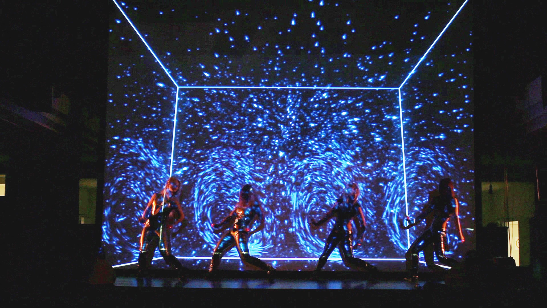 3d Dance Video Projection Show Freelusion Immersive - Stage - 1920x1080  Wallpaper 
