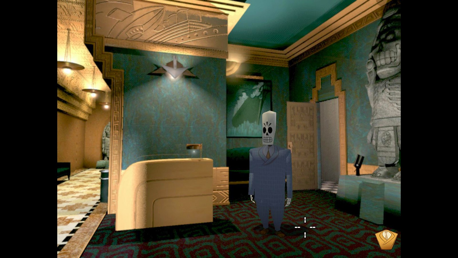Grim Fandango Art Deco - HD Wallpaper 