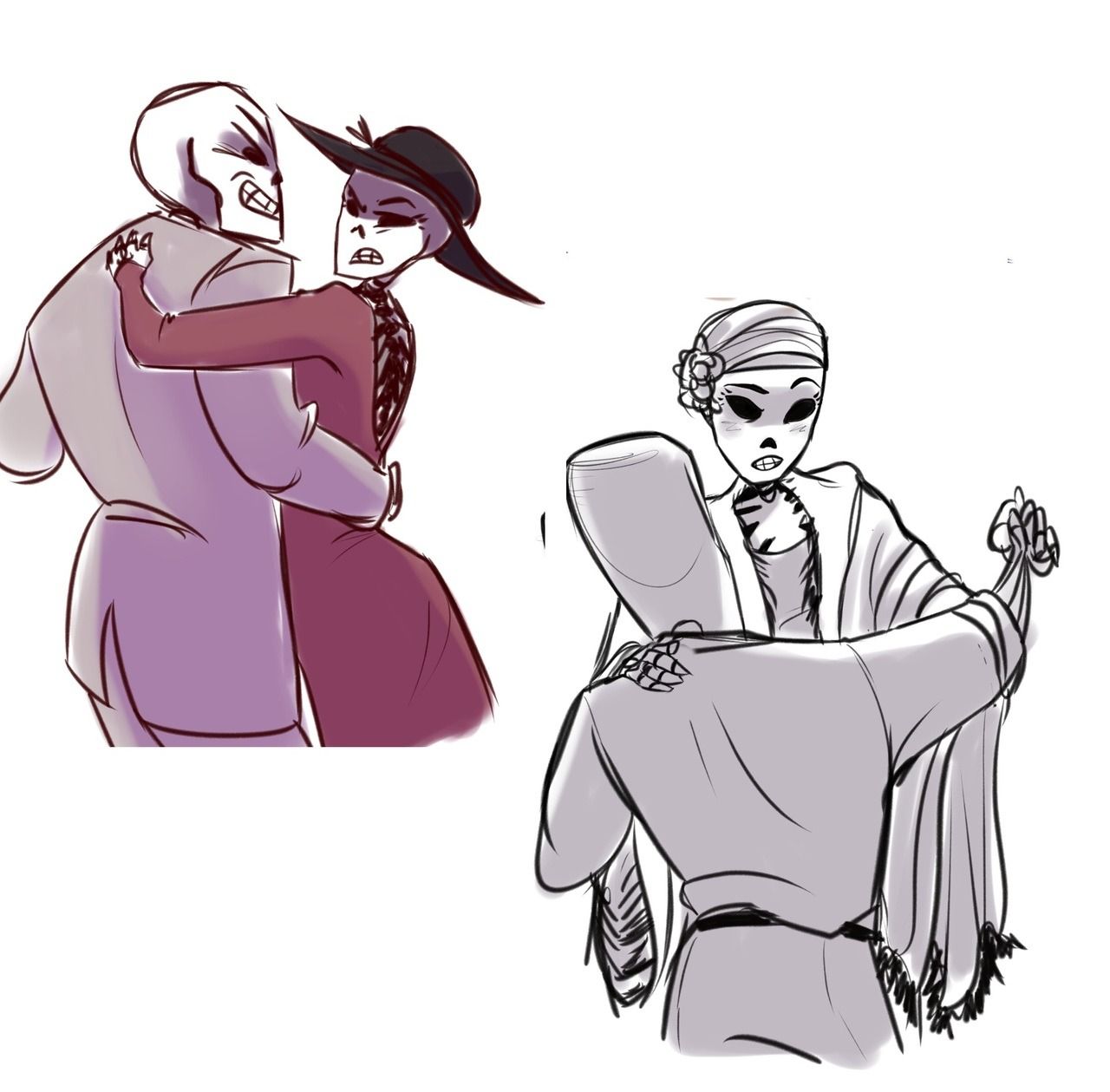 Grim Fandango Manny And Meche - HD Wallpaper 