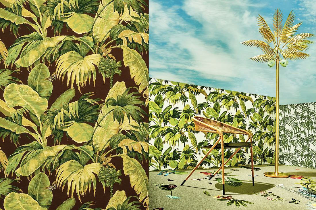 Pierre Frey Wallpapers Bananier - HD Wallpaper 