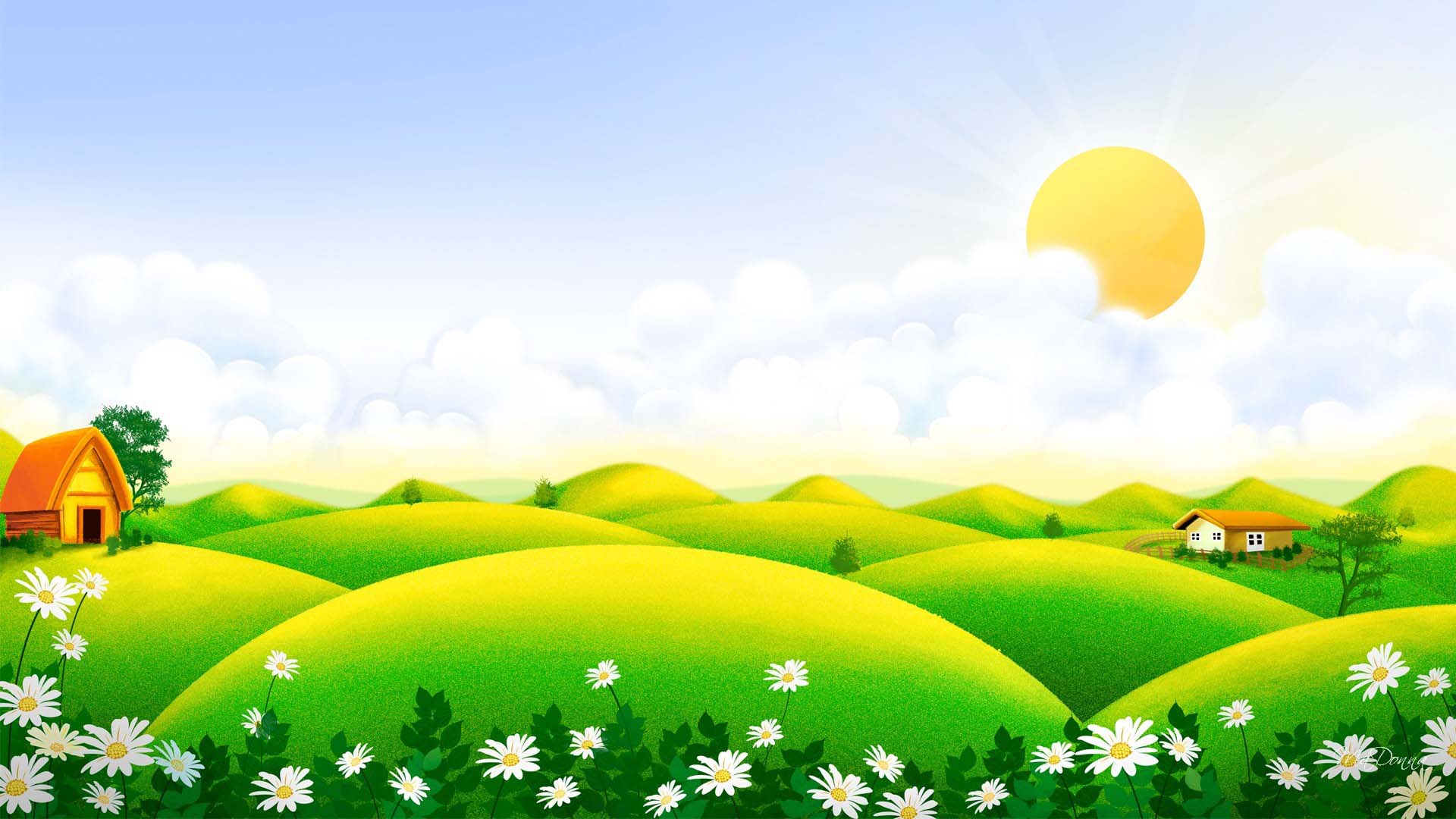 Cartoon Garden Grass Png - HD Wallpaper 