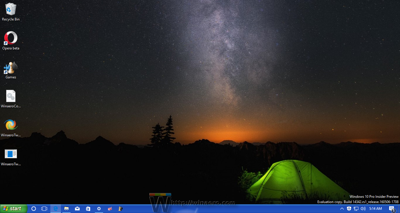 Windows 10 With Xp Taskbar - Windows 10 Background With Task Bar - HD Wallpaper 