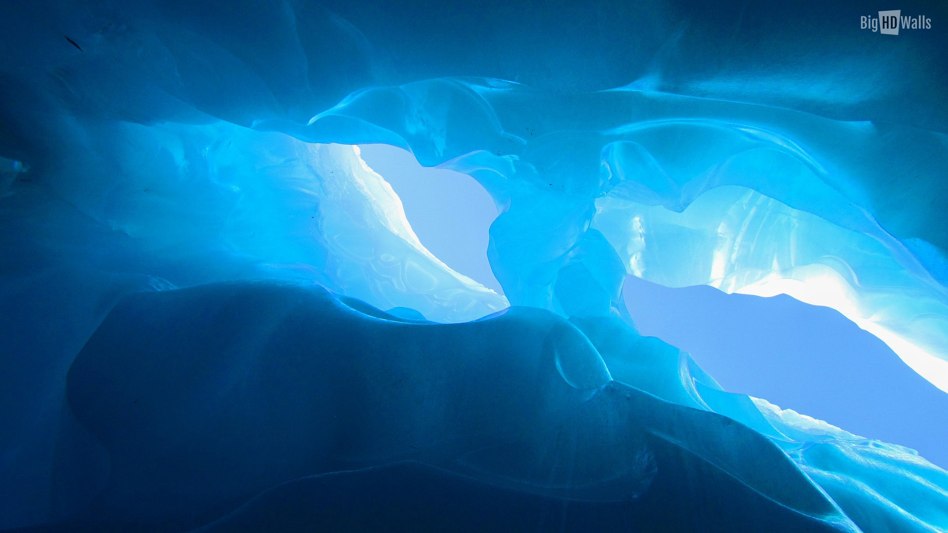 Glacier Wallpaper Hd - Ice Cave - HD Wallpaper 