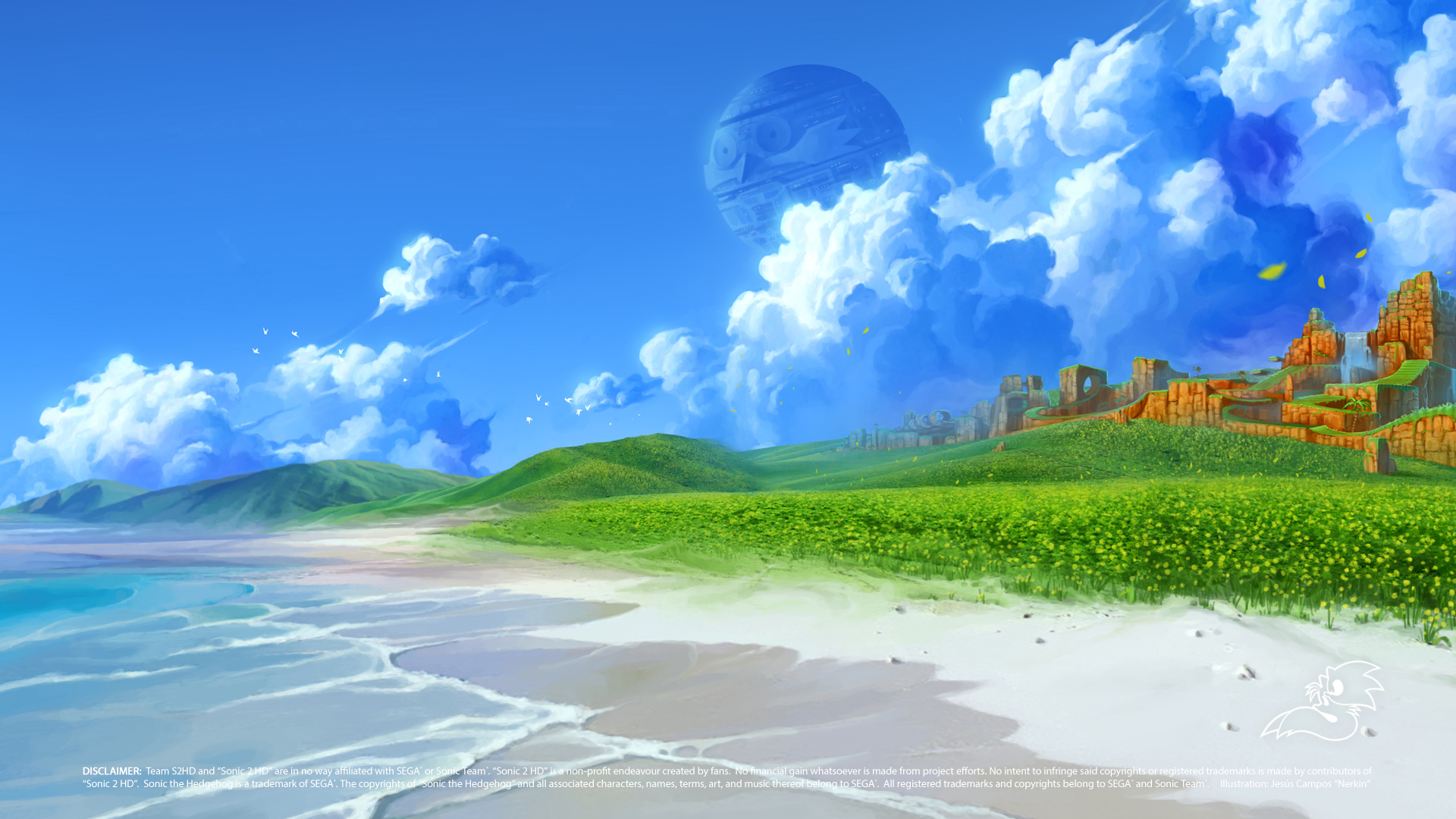 Sonic 2 Hd - HD Wallpaper 