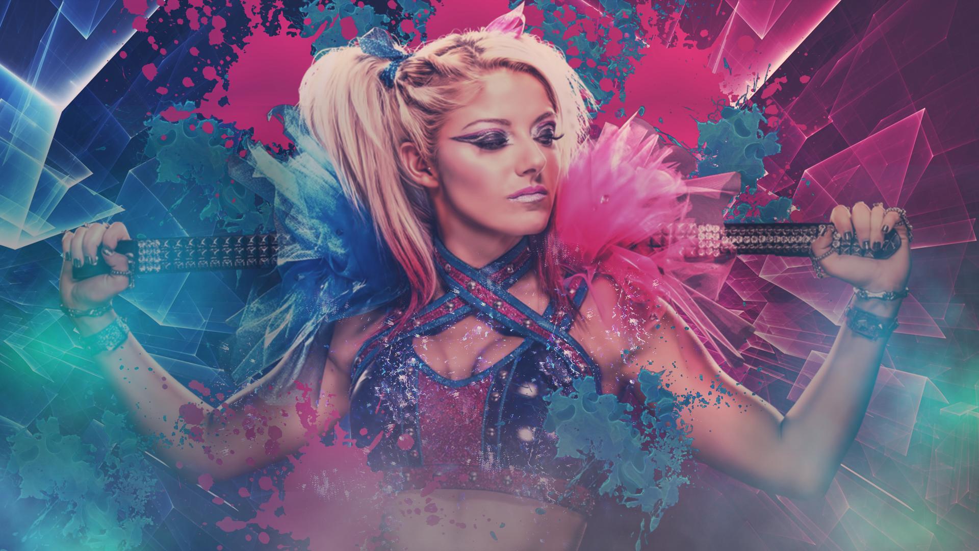 Alexa Bliss Harley Quinn - HD Wallpaper 