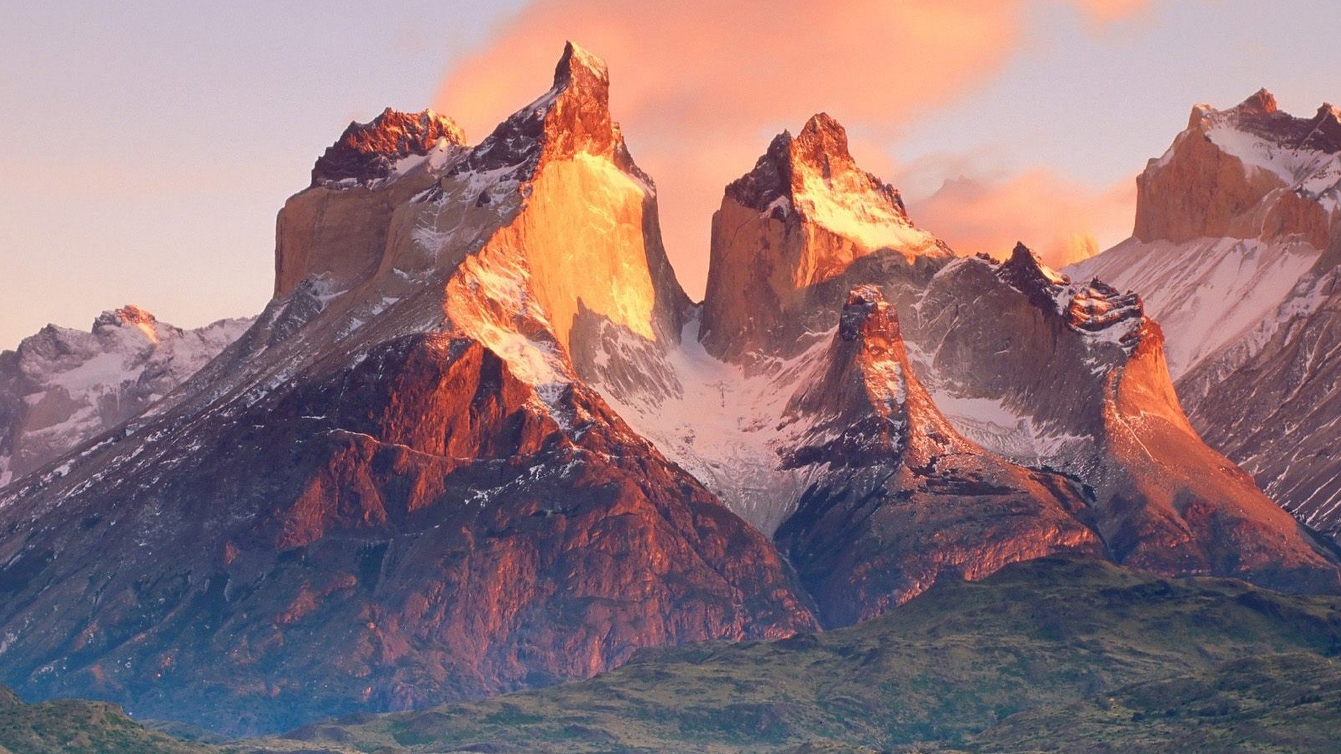 Free Download Mountain Wallpaper Id - Torres Del Paine National Park - HD Wallpaper 