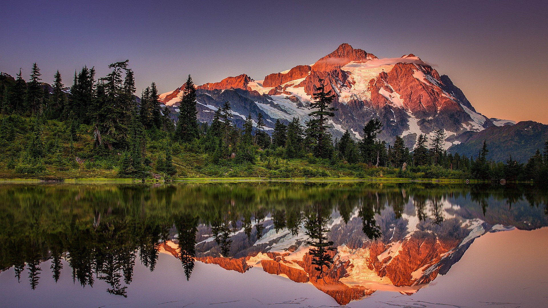 North Cascades National Park Mount Shuksan 1920x1080 Wallpaper Teahub Io