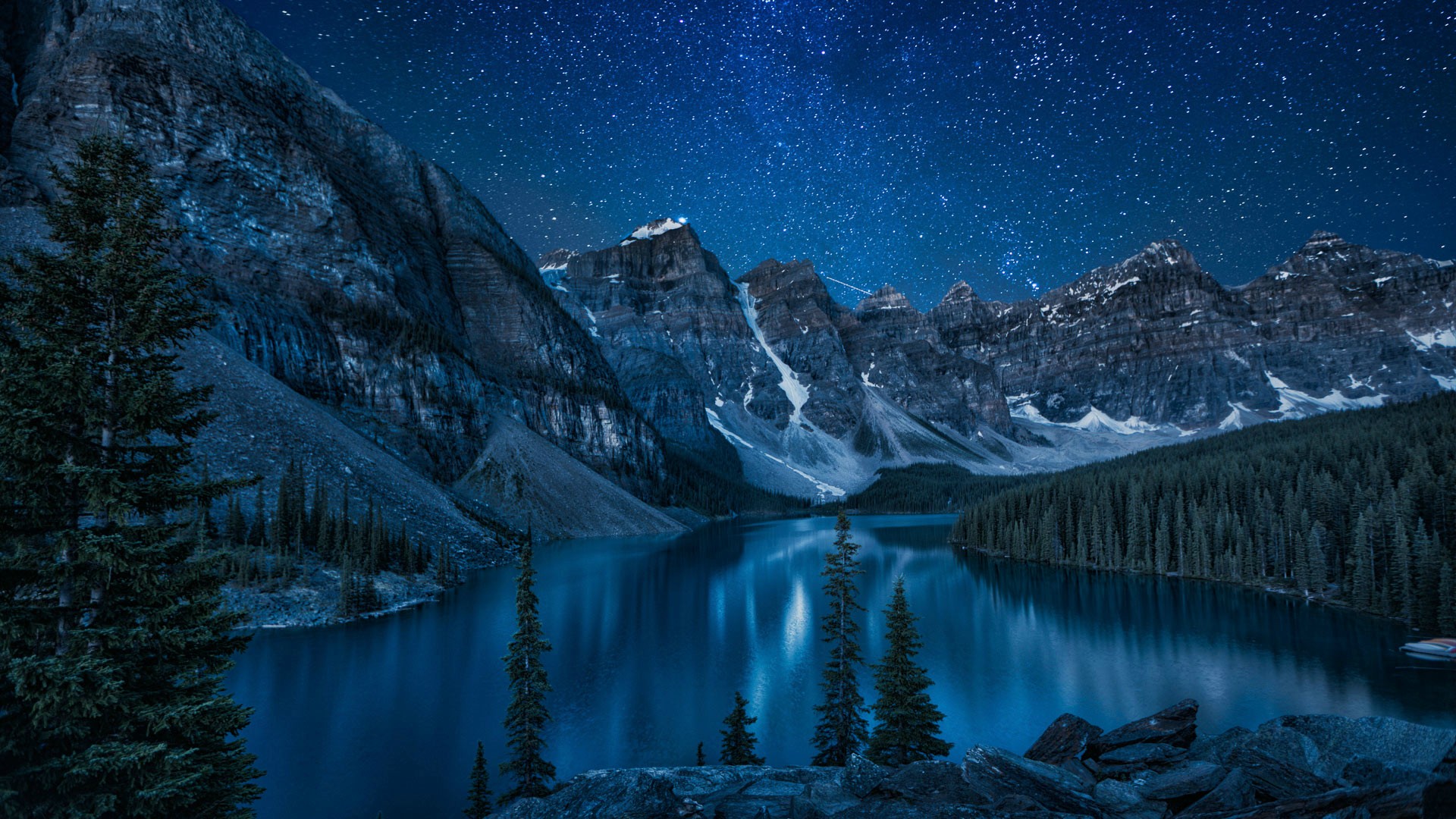 Moraine Lake - HD Wallpaper 