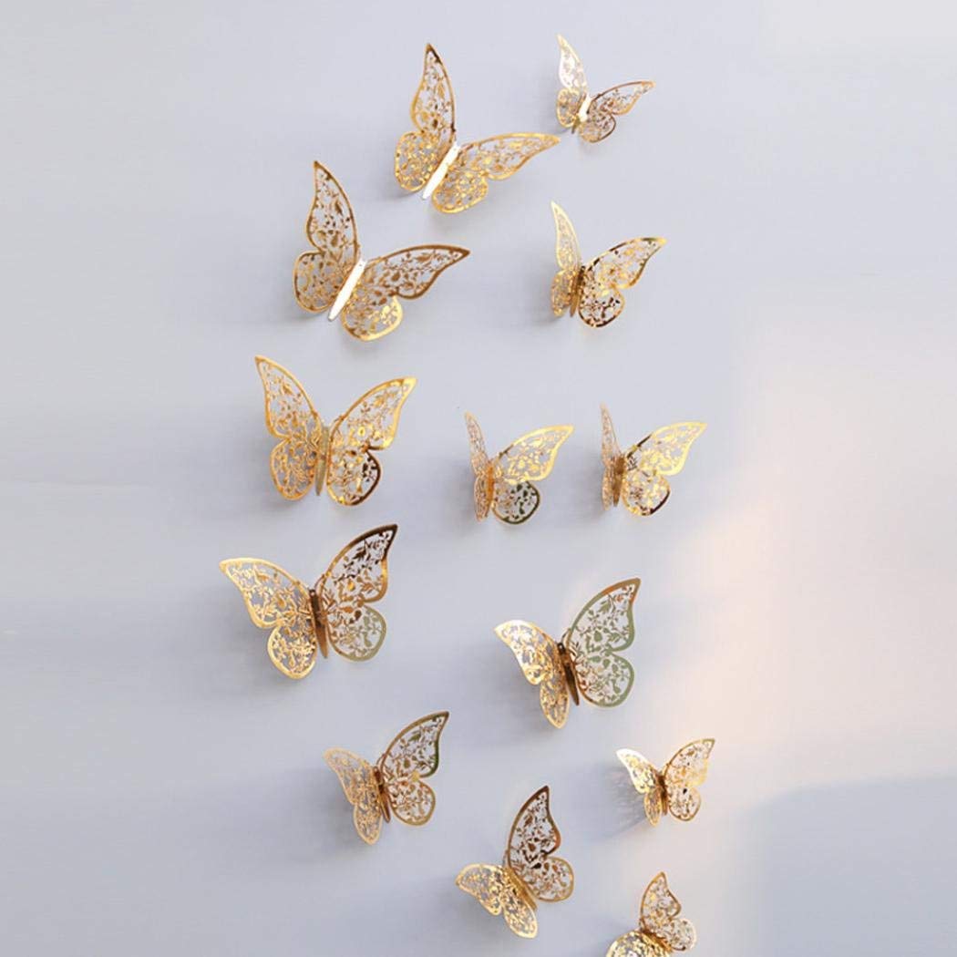 Butterfly Stickers Gold - HD Wallpaper 