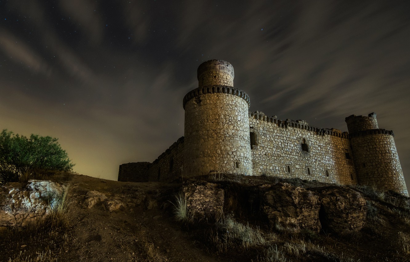 Photo Wallpaper The Sky, Clouds, Night, Darkness, Castle, - History Dark Wallpaper Hd - HD Wallpaper 