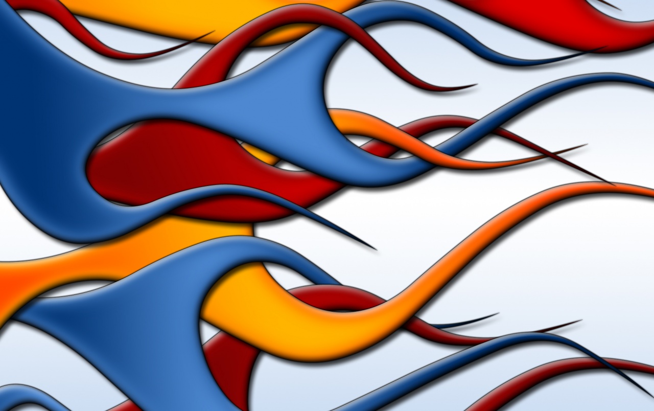 Flames Wallpapers - Airbrush Old School Flames On Cars - HD Wallpaper 