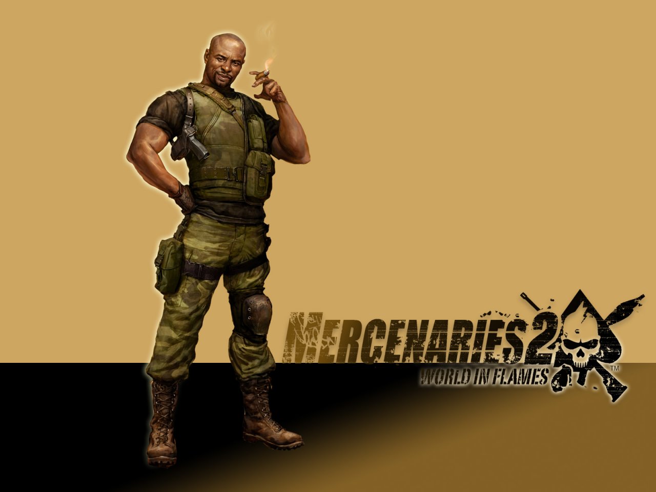 Mercenaries 2 Wallpaper - Mercenaries 2 Mattias Nilsson - HD Wallpaper 