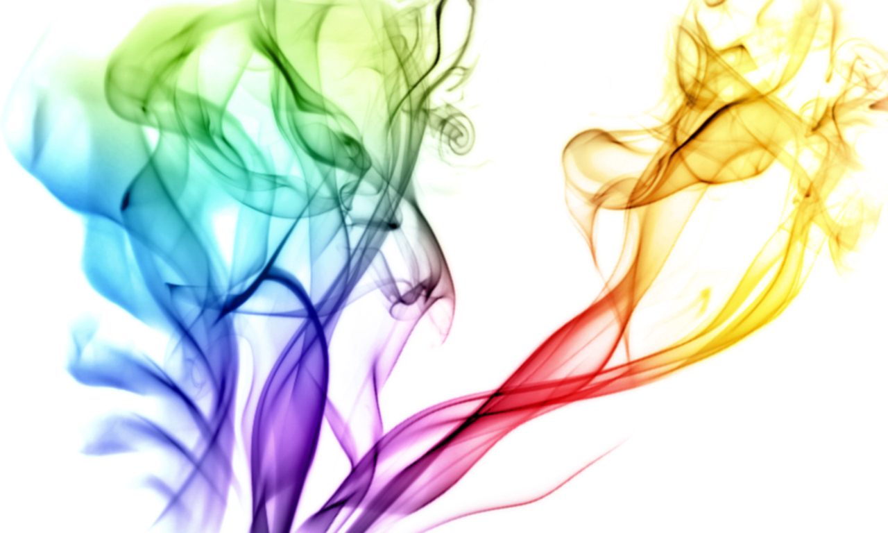 Colorful Smoke Widescreen Computer Free Wallpapers - Transparent Background Cool Smoke Png - HD Wallpaper 