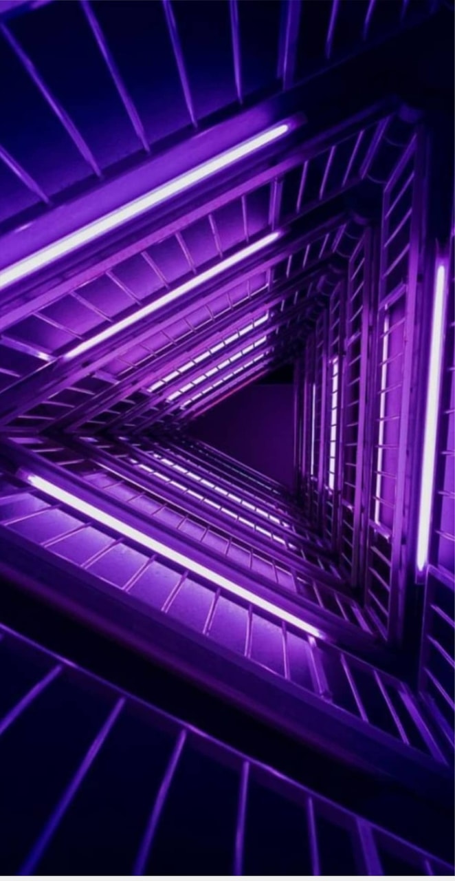 Neon, Color, Wallpaper - Aesthetic Purple Triangles - HD Wallpaper 