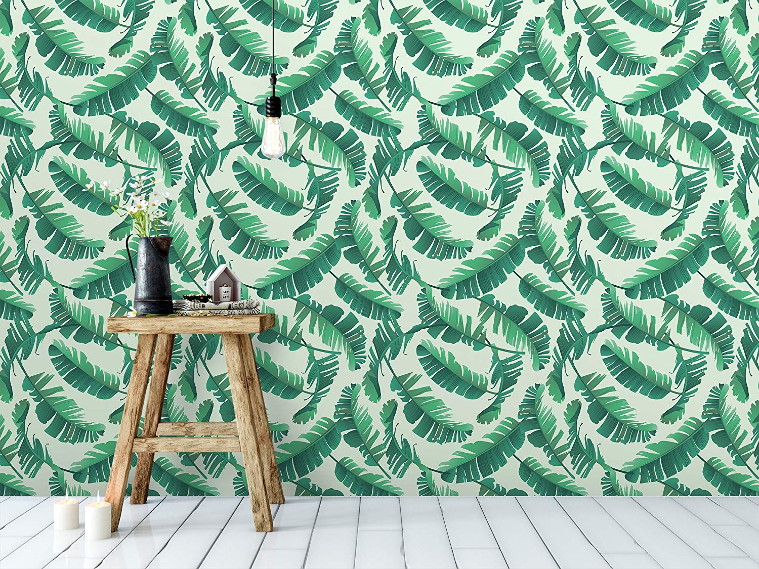 Decoração Com Folhas De Papel - HD Wallpaper 