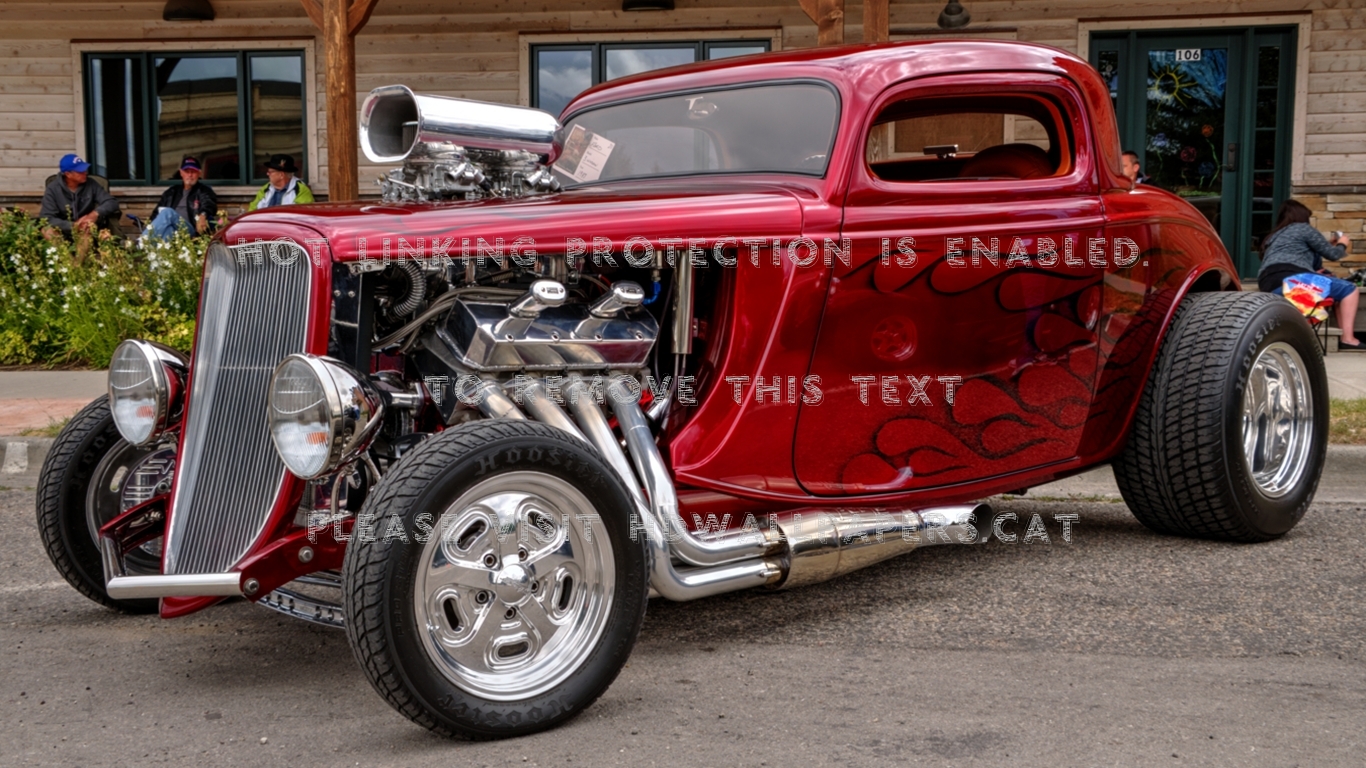 Classic Hot Rod Windows Cars - Antique Car - HD Wallpaper 