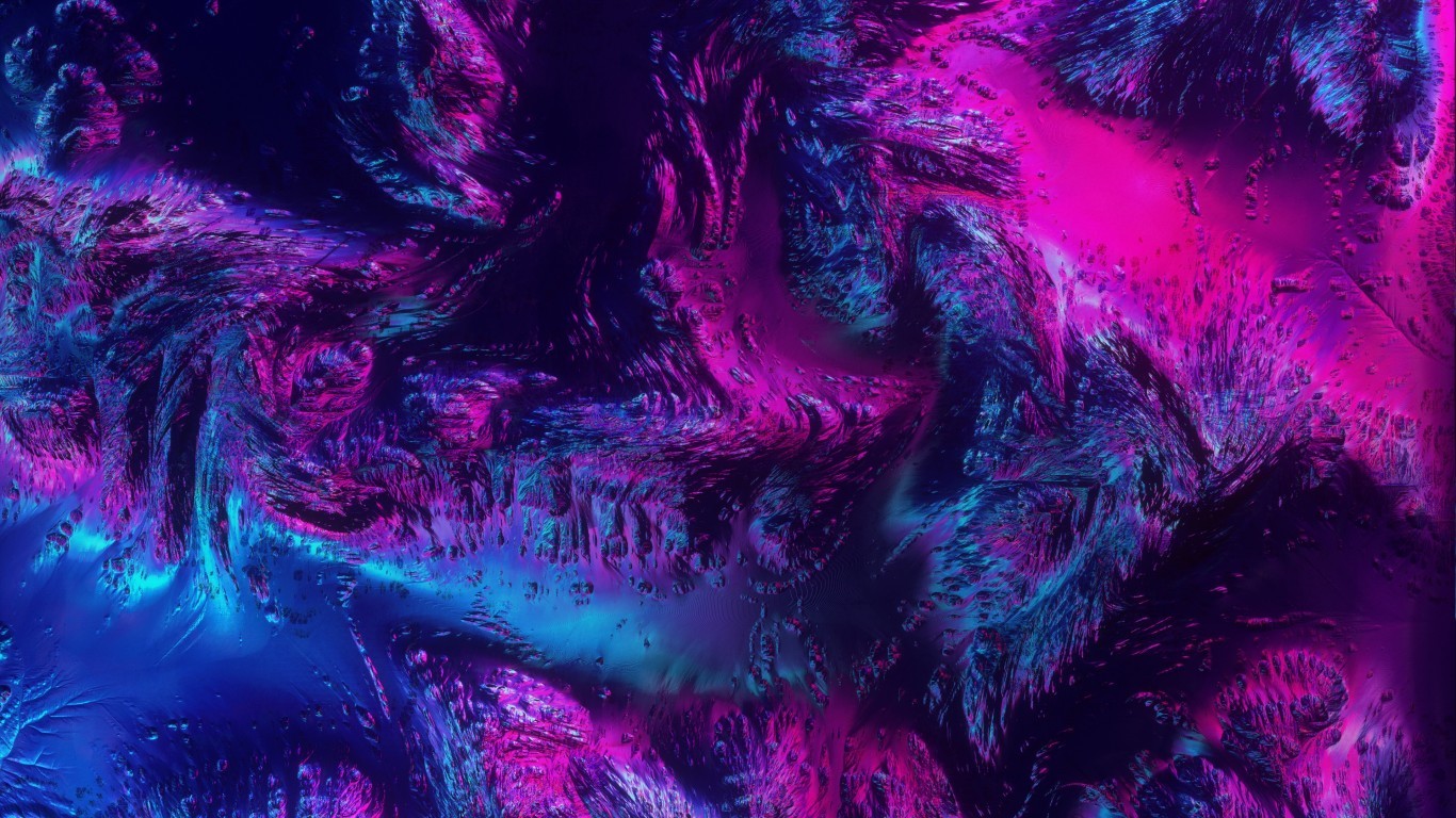 Purple Terrain, Top View, Neon Colors - Neon Wallpaper 4k - HD Wallpaper 