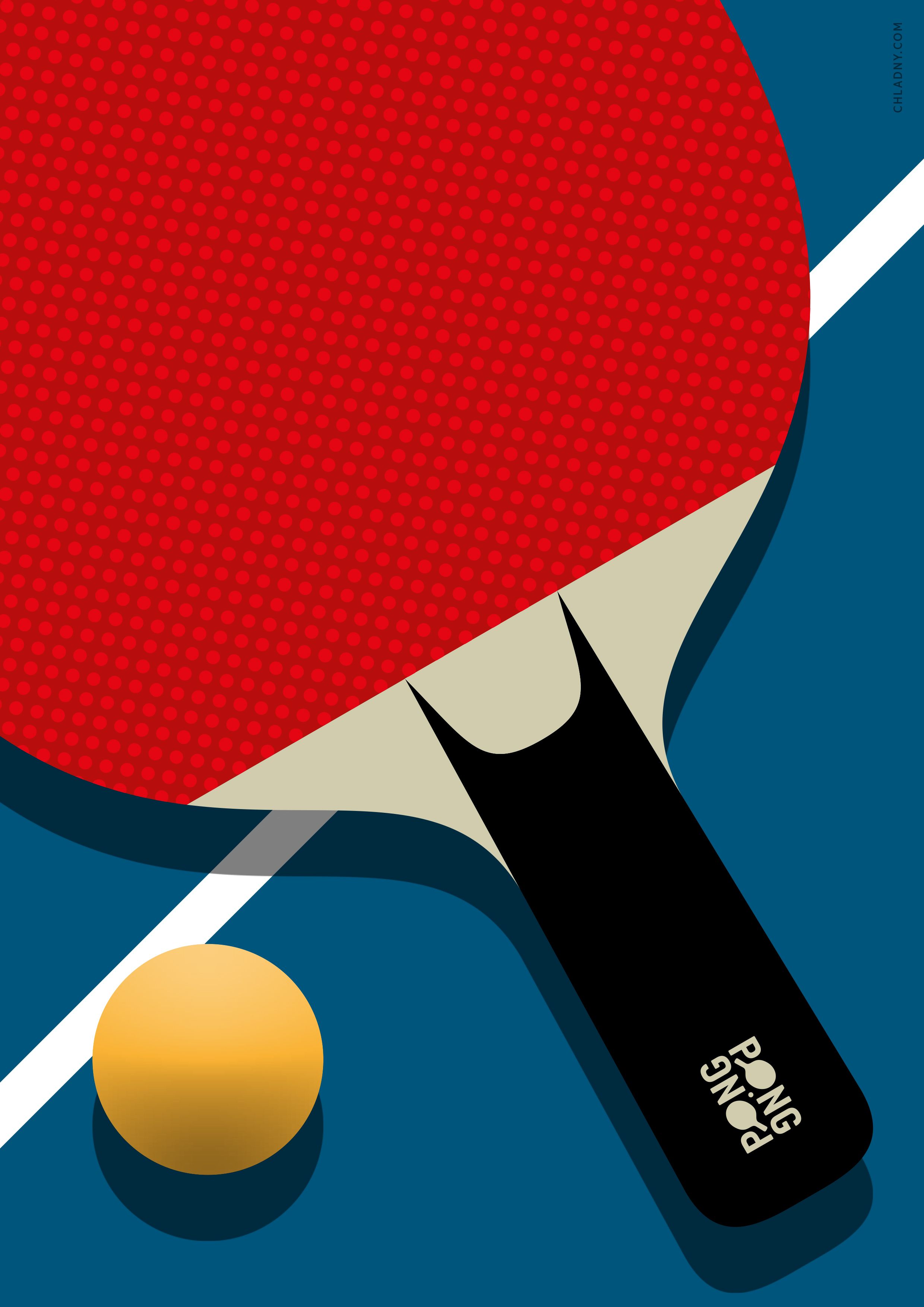 Table Tennis Poster Design - HD Wallpaper 