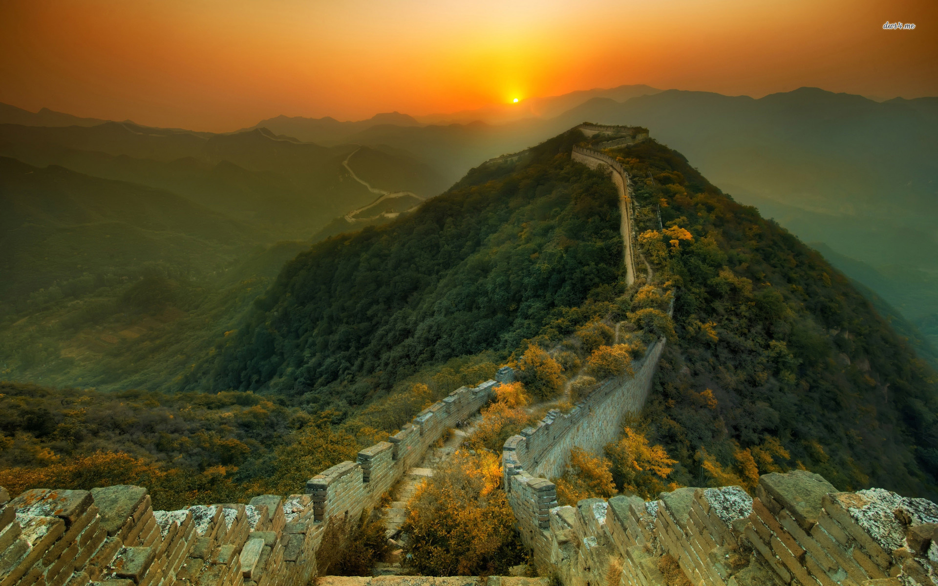 Great Wall Of China - HD Wallpaper 