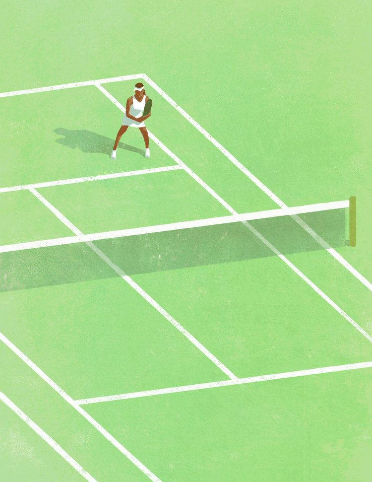 Illustration Of Tennis Court - HD Wallpaper 
