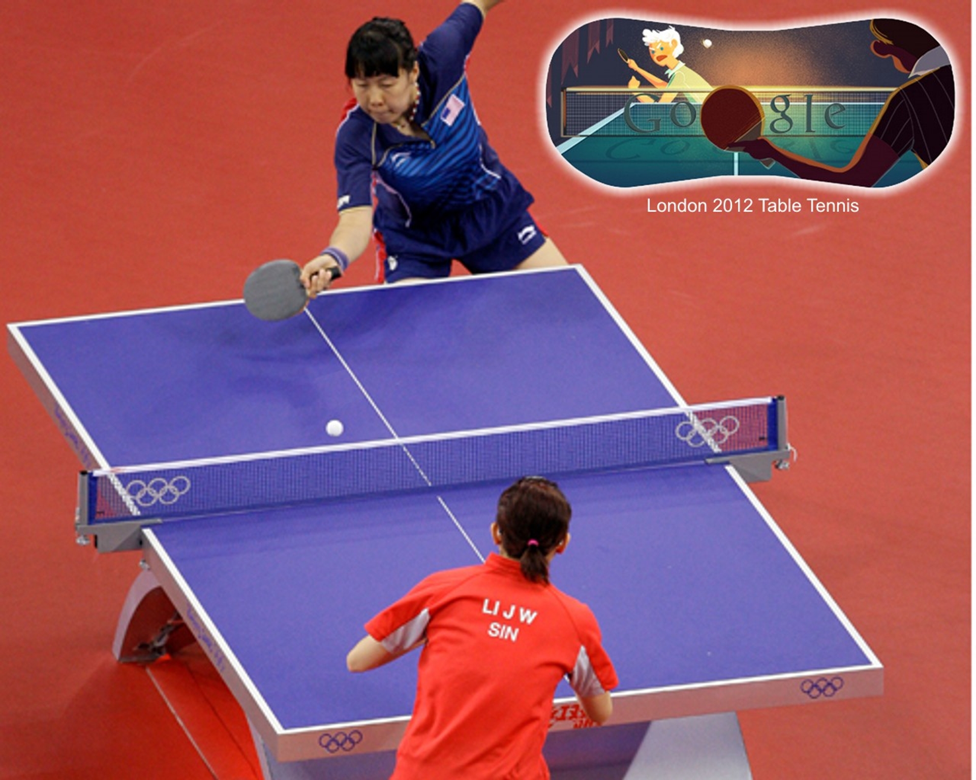 London 2012 Table Tennis - HD Wallpaper 