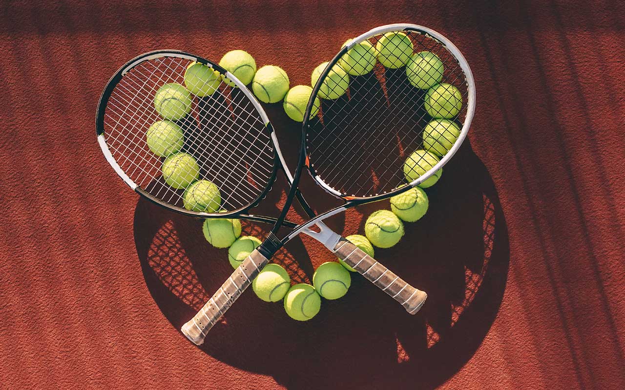 A Celebration Of Tennis Instructor Mr - Love With Tennis Ball And Racket -  1280x800 Wallpaper 