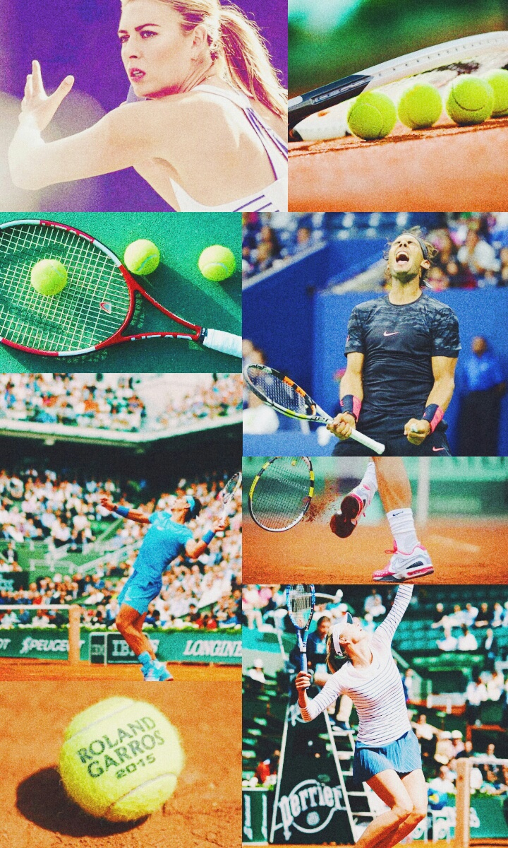 Nadal, Sharapova, And Sport Image - Collage - HD Wallpaper 