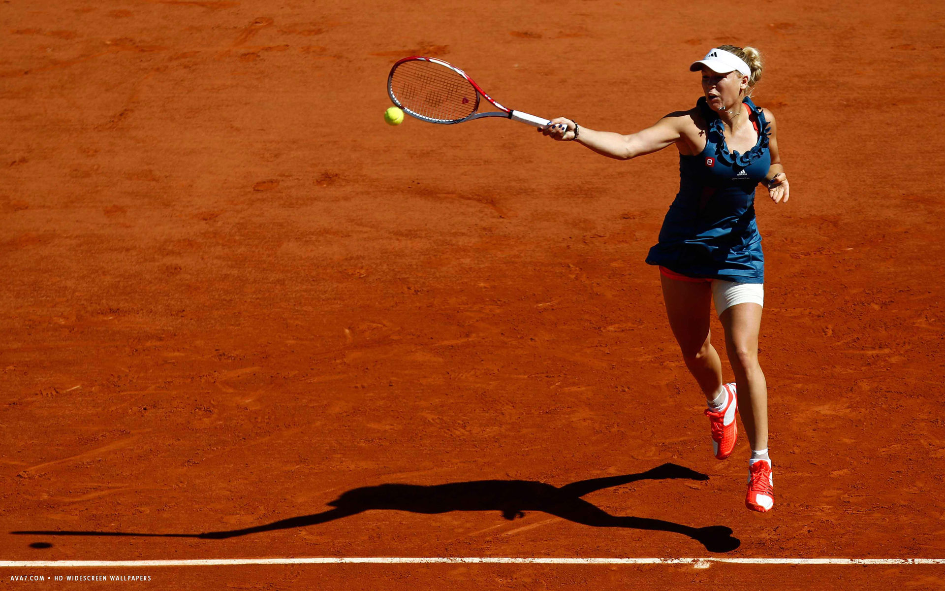 Caroline Wozniacki Tennis Player Hd Widescreen Wallpaper - Tennis Caroline Wozniacki - HD Wallpaper 