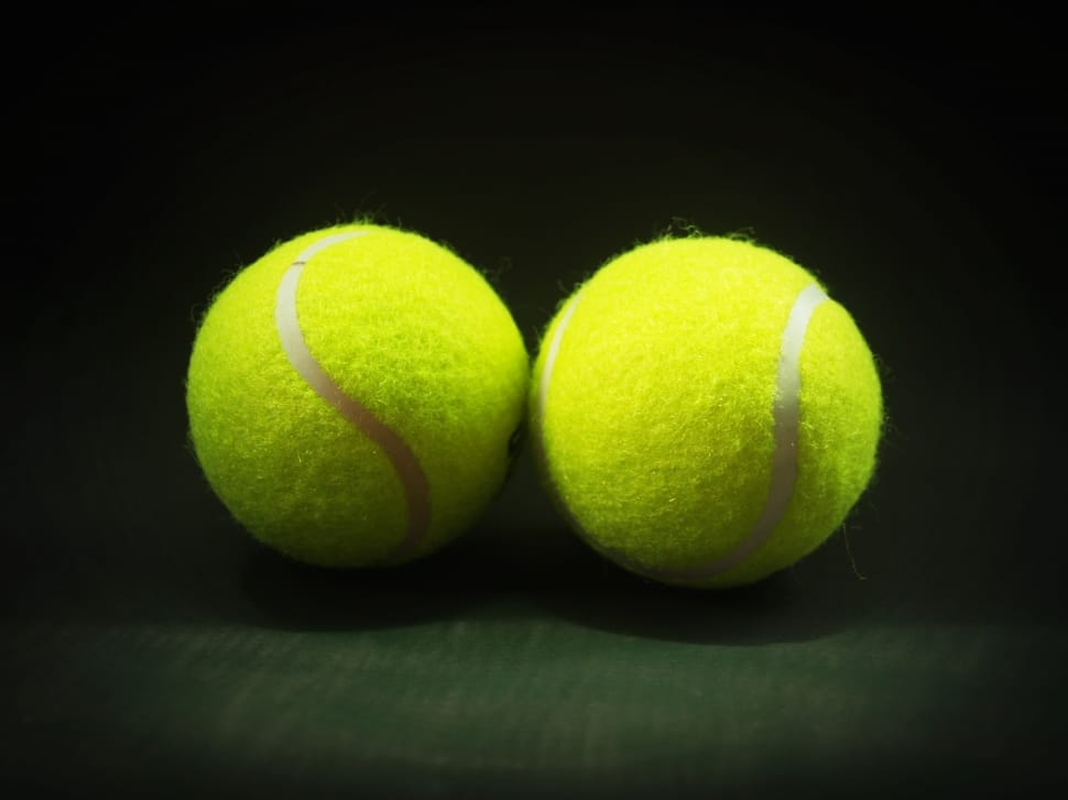Two Tennis Balls Preview - Two Tennis Balls Together - HD Wallpaper 