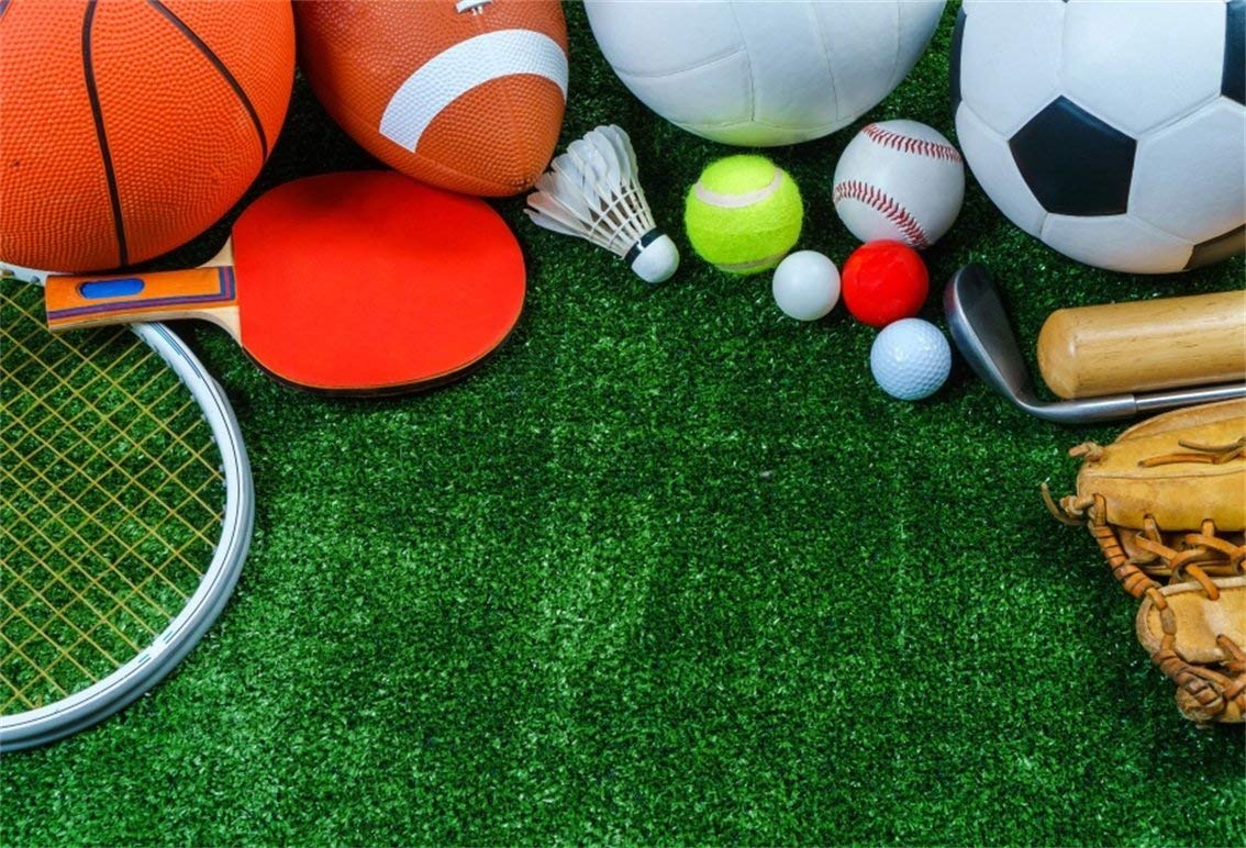 Sports Balls On Grass - HD Wallpaper 