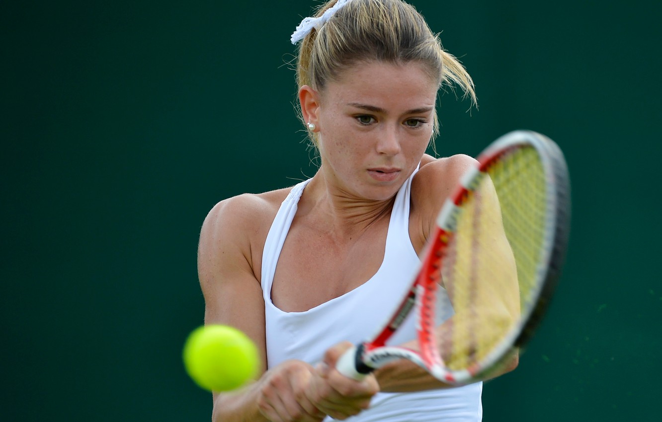 Photo Wallpaper Tennis Player Camila Giorgi Camila Italian Tennis Player Female 1332x850 Wallpaper Teahub Io